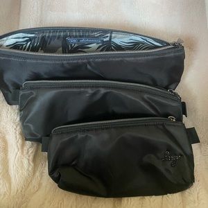 Lug Schooner Black 3 piece Travel/Makeup Set